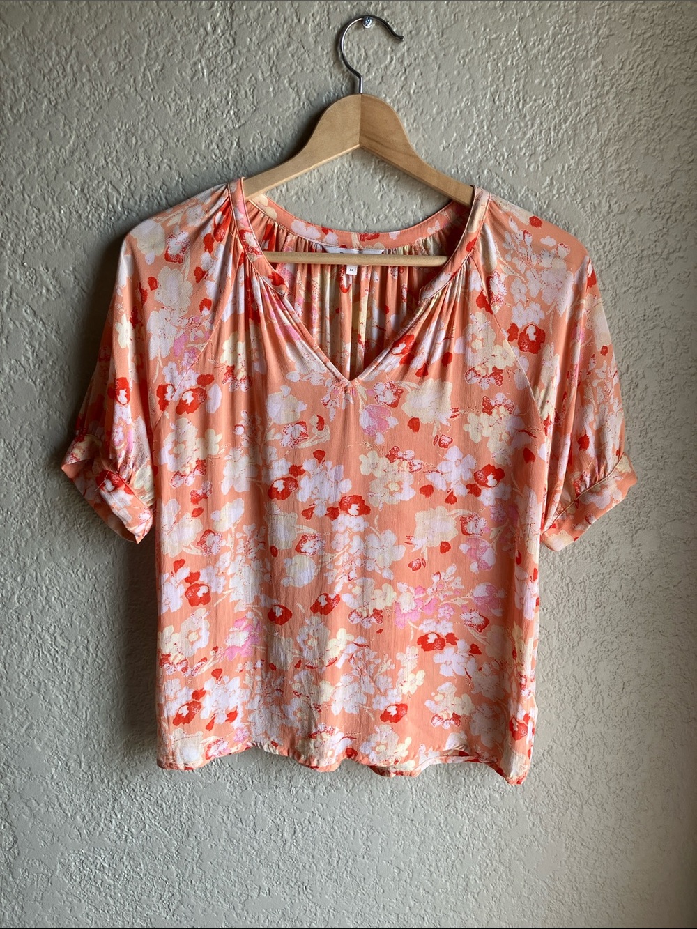 Part two short sleeve peasant blouse